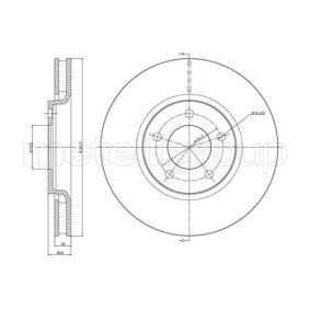 Achetez des Disque de frein METELLI 23-0780C à prix pour 66,07 €