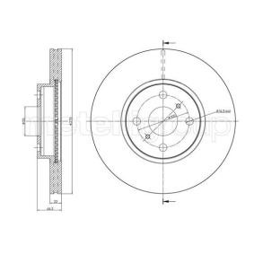 Bremsscheibe 23-1215C