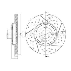 Bremsscheibe 23-1343FC für MINI