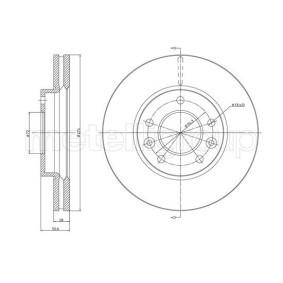 Comprar Disco de freno de METELLI 23-1411FC a bajo precio de 65,28 €