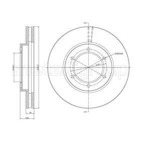 Bremsscheibe 23-1574 für MINI