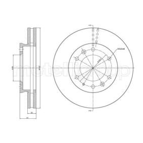 Bremsscheibe 23-1669C