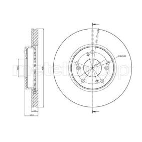 Achetez des Disque de frein METELLI 23-1685C à prix pour 33,53 €