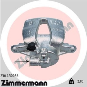 Kjøp Bremsecaliper av ZIMMERMANN 230.1.30036 til den lave prisen 1479,30 NOK