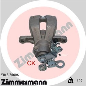 Kjøp Bremsecaliper av ZIMMERMANN 230.3.30006 til den lave prisen 1838,00 NOK