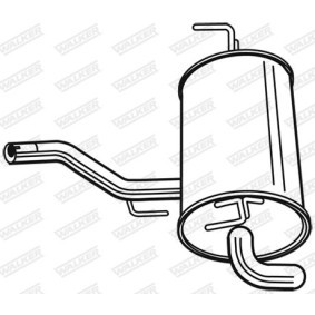 Endschalldämpfer 23792 von WALKER günstig für 102,07 € online kaufen