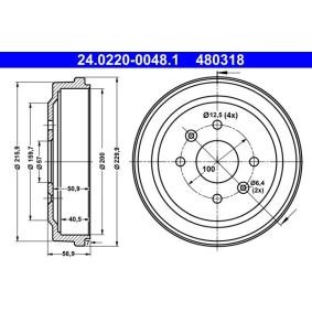 Bremstrommel 24.0220-0048.1