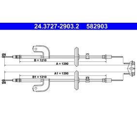 Handbremsseil 24.3727-2903.2