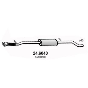 Mittelschalldämpfer 24.6040