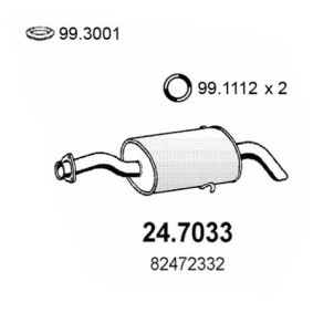 Endschalldämpfer 24.7033