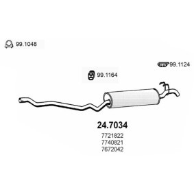 Endschalldämpfer 24.7034 von ASSO günstig für 151,27 € online kaufen