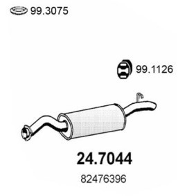 Endschalldämpfer 24.7044 von ASSO günstig für 174,53 € online kaufen