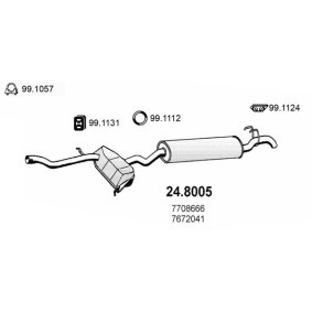 Mittel- / Endschalldämpfer 24.8005 von ASSO günstig für 220,92 € online kaufen
