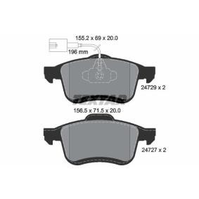 Acquista Kit pastiglie freni da TEXTAR 2472901 a buon mercato per soli 56,81 €