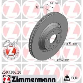 Bremsscheibe 250.1386.20