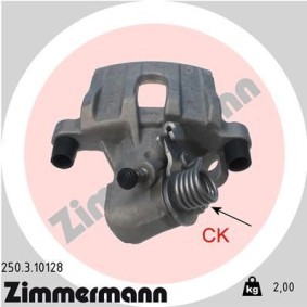 Kjøp Bremsecaliper av ZIMMERMANN 250.3.10128 til den lave prisen 2283,27 NOK