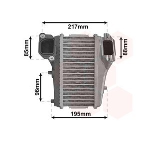 Köp Intercooler av VAN WEZEL 25004301 till det låga priset 6028,18 kr
