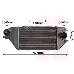 Köp Intercooler av VAN WEZEL 25014701 till det låga priset 3339,42 kr
