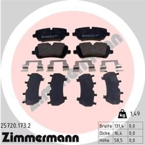 Köp Bromsbelägg av ZIMMERMANN 25720.173.2 till det låga priset 830,91 kr