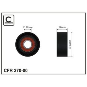 Compre Rolo tensor, correia trapezoidal estriada de CAFFARO online para A4 Cabrio (8H7, B6, 8HE, B7) a preços moderados