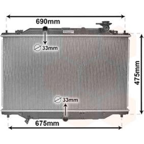 Achetez des Radiateur du moteur VAN WEZEL 27002270 à prix pour 216,94 €