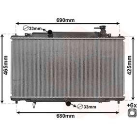 Achetez des Radiateur du moteur VAN WEZEL 27002280 à prix pour 154,91 €