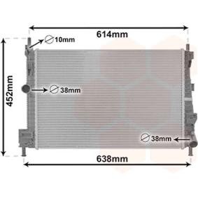 Achetez des Radiateur du moteur VAN WEZEL 27012707 à prix pour 229,73 €