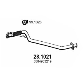 Abgasrohr 28.1021