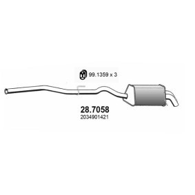 Endschalldämpfer 28.7058 von ASSO günstig für 214,40 € online kaufen