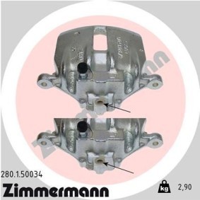 Comprar Pinza de freno de ZIMMERMANN 280.1.50034 a bajo precio de 110,32 €