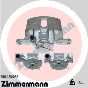 Comprar Pinza de freno de ZIMMERMANN 280.1.50055 a bajo precio de 119,87 €