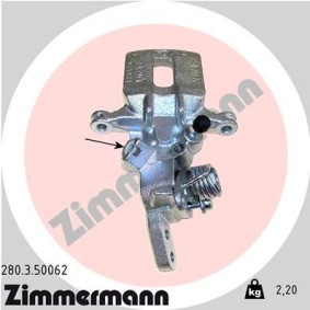 Comprar Pinza de freno de ZIMMERMANN 280.3.50062 a bajo precio de 201,13 €