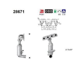 Katalysator 28671 von AS günstig für 307,75 € online kaufen
