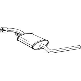 Mittelschalldämpfer 287-457 CITROËN C-CROSSER von BOSAL