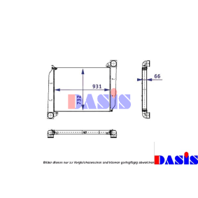 Kjøp Intercooler av AKS DASIS 297210T til den lave prisen 9731,02 NOK