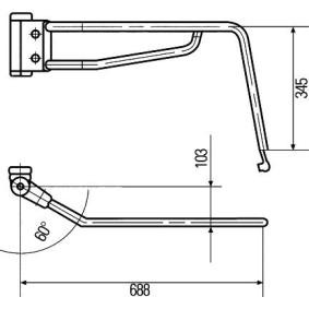 Acquista Supporto, Specchio esterno da HELLA 8HG 503 019-022 a buon mercato per soli 441,45 €