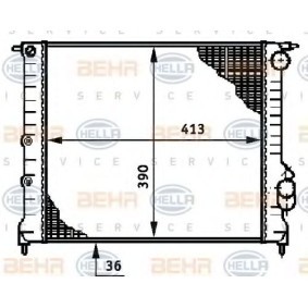 Achetez des Radiateur du moteur HELLA 8MK 376 708-611 à prix pour 120,01 €