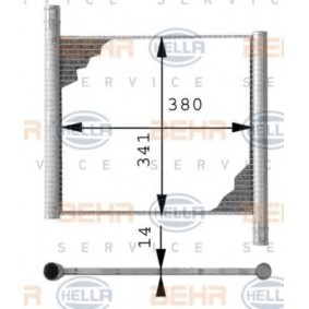Kjøp Radiator, motorkjøling av HELLA 8MK 376 712-551 til den lave prisen 2365,14 NOK