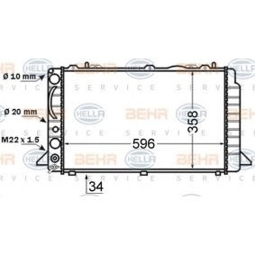 Køb Køler, motorkøling af HELLA 8MK 376 714-461 til den lave pris 2483,78 DKK