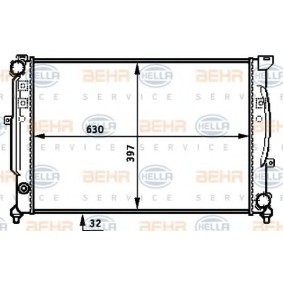 Acquista Radiatore motore da HELLA 8MK 376 715-334 a buon mercato per soli 85,19 €