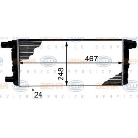 Achetez des Radiateur du moteur HELLA 8MK 376 718-311 à prix pour 65,93 €