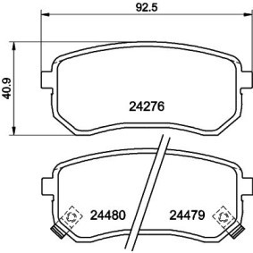 Achetez des Radiateur du moteur HELLA 8MK 376 720-521 à prix pour 89,44 €