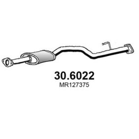 Mittelschalldämpfer 30.6022