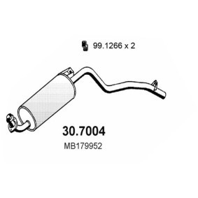 Endschalldämpfer 30.7004 von ASSO günstig für 176,05 € online kaufen