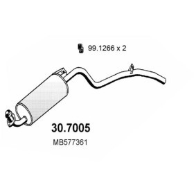 Endschalldämpfer 30.7005 von ASSO günstig für 160,31 € online kaufen