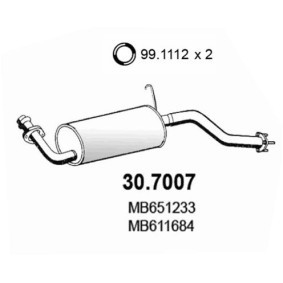 Endschalldämpfer 30.7007 von ASSO günstig für 167,67 € online kaufen