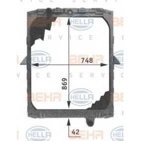 Achetez des Radiateur du moteur HELLA 8MK 376 721-501 à prix pour 954,58 €