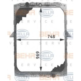 Achetez des Radiateur du moteur HELLA 8MK 376 721-511 à prix pour 900,57 €