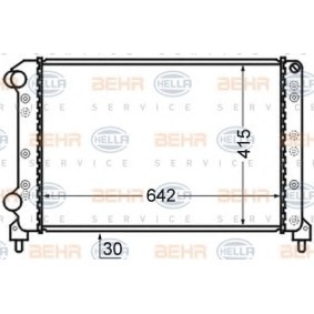 Achetez des Radiateur du moteur HELLA 8MK 376 724-791 à prix pour 83,53 €