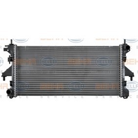 Achetez des Radiateur du moteur HELLA 8MK 376 745-021 à prix pour 277,68 €